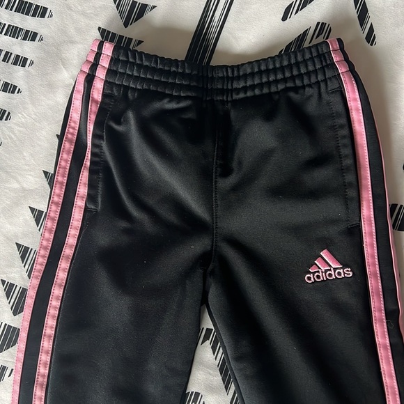 Adidas kids track suit (black and pink) - Picture 4 of 6